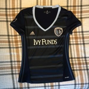 Sporting KC fitted adidas jersey
